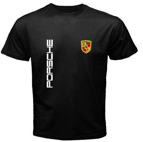 Porsche Logo Black T-Shirt